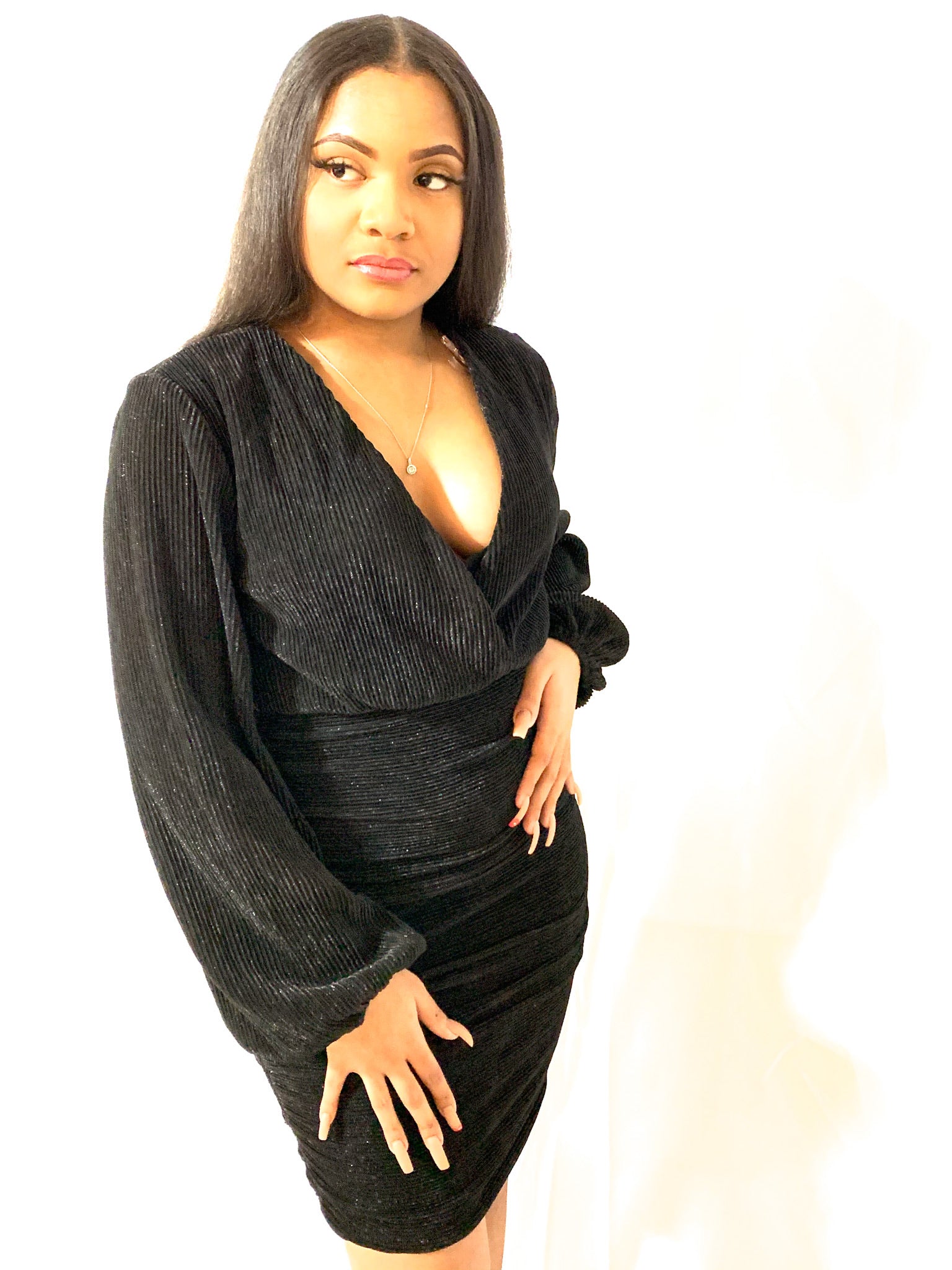 Ruched Back Dress