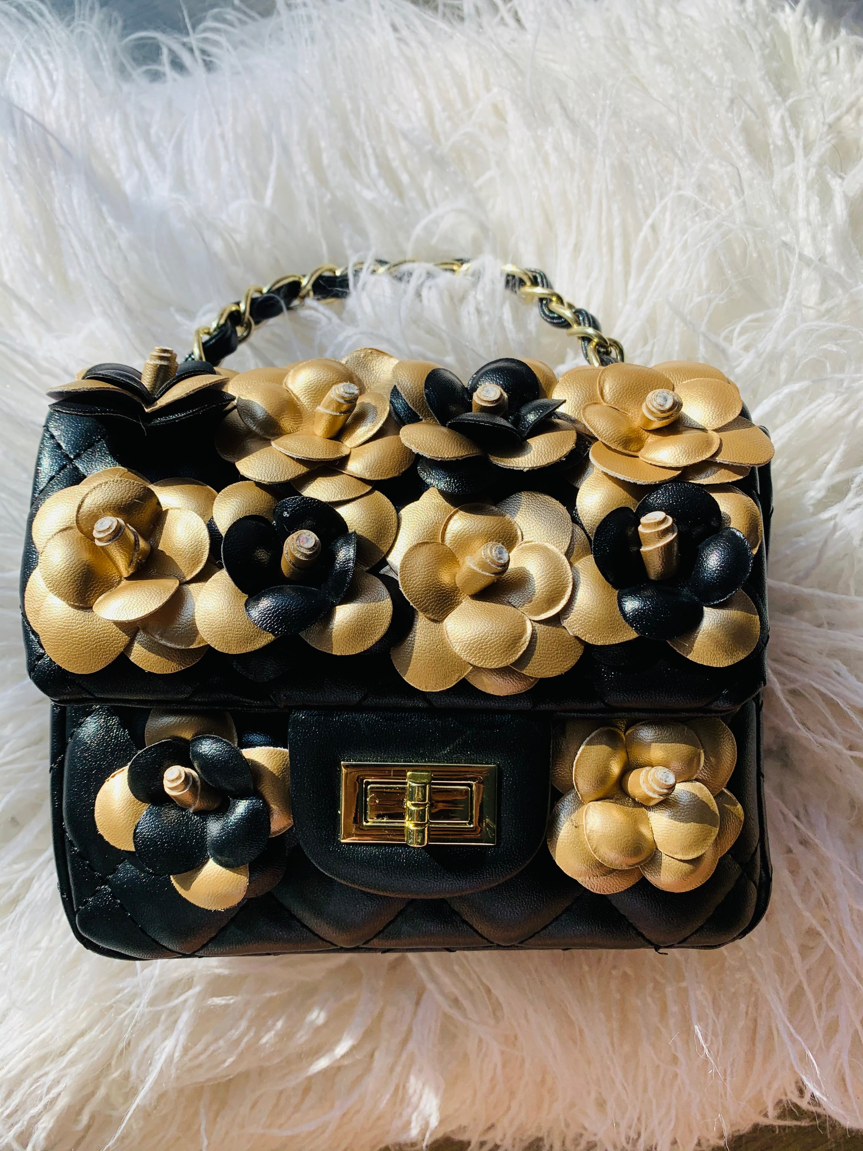 In Love with Flowers clutch