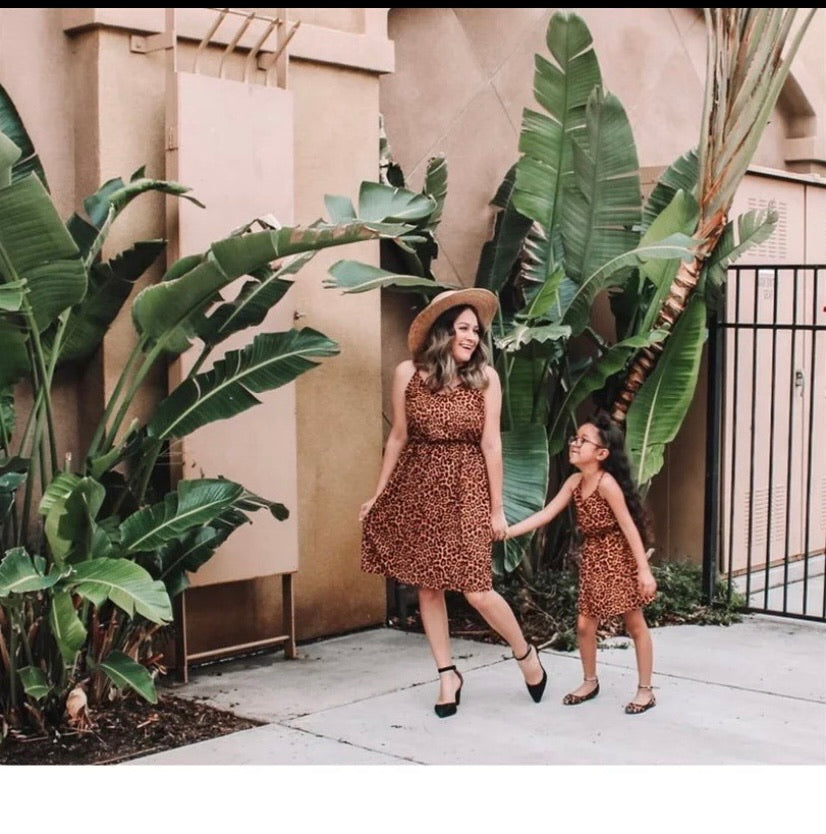 Leopard Print Summer Dress