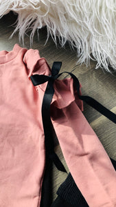 Mauve jersey knit shirt