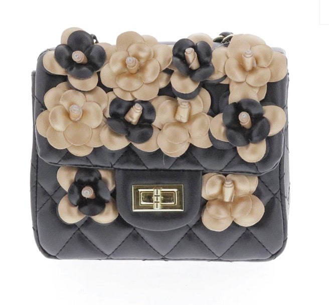 In Love with Flowers clutch