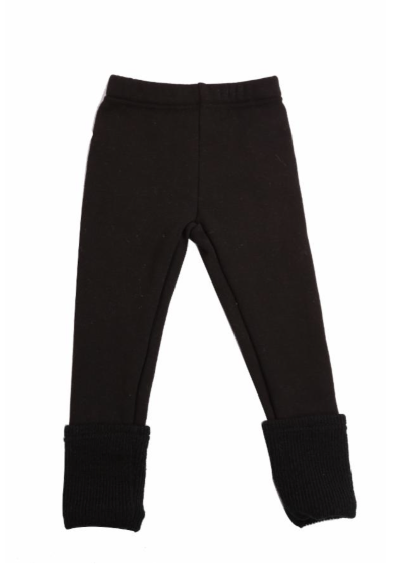 Black leg warmer leggings