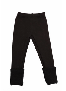 Black leg warmer leggings