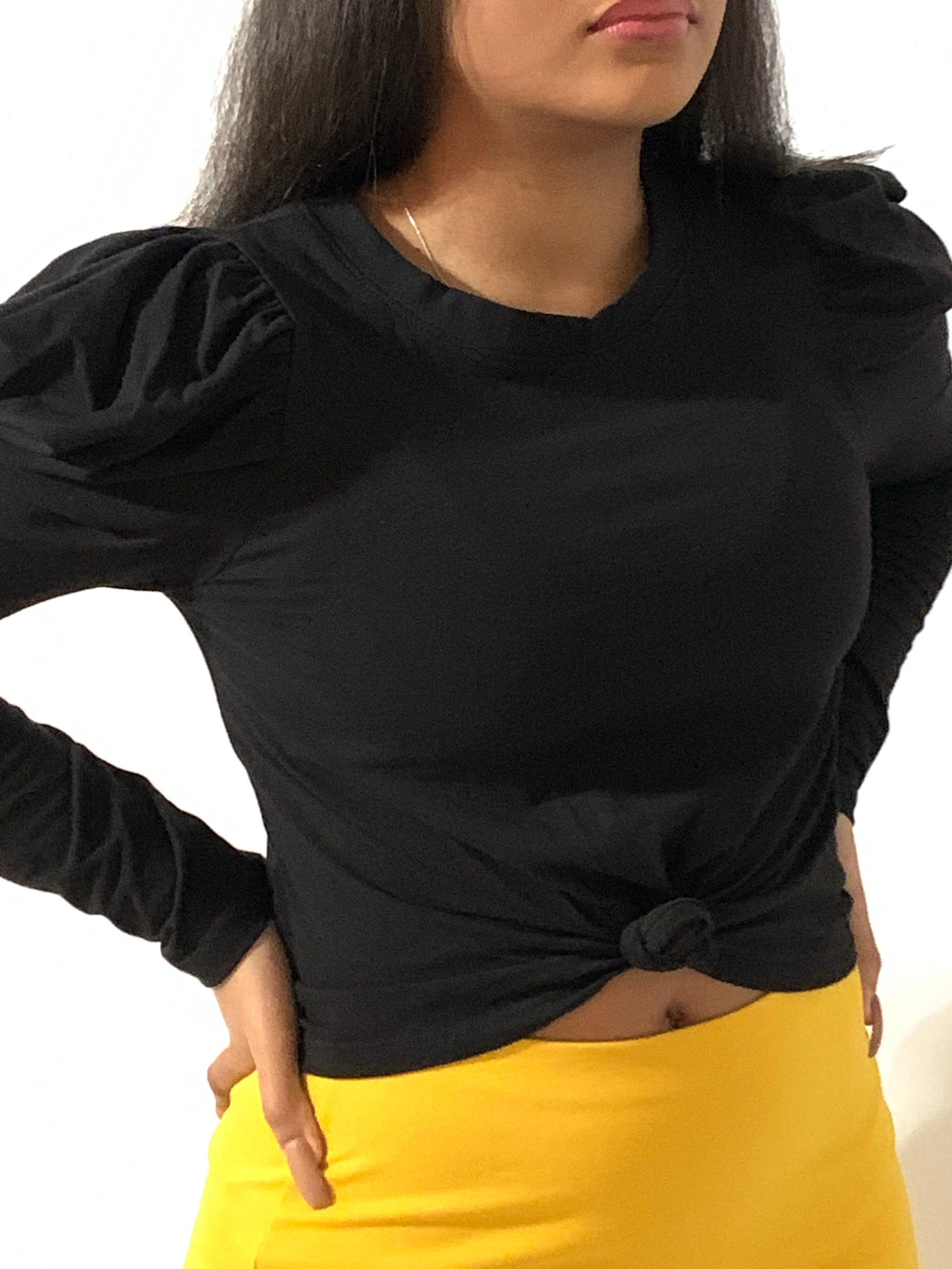 Puff Shoulder Top