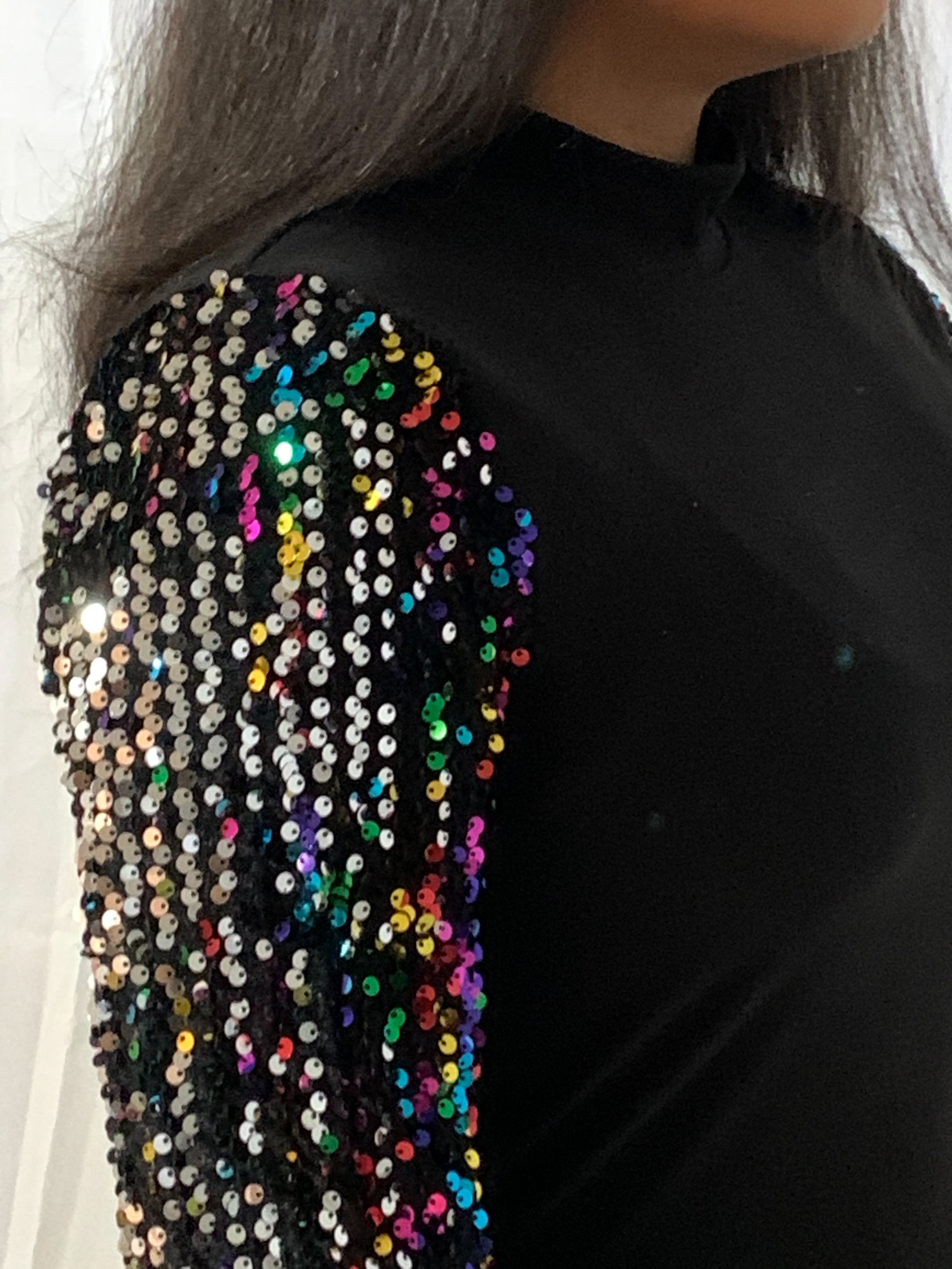 Embellished Sleeve Dress