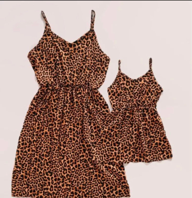 Leopard Print Summer Dress