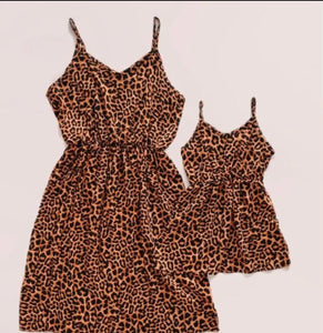 Leopard Print Summer Dress