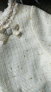 White Tweed Dress