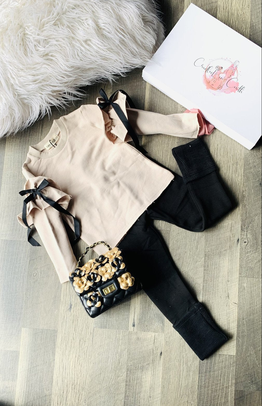 Bone jersey knit shirt