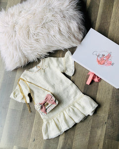 White Tweed Dress